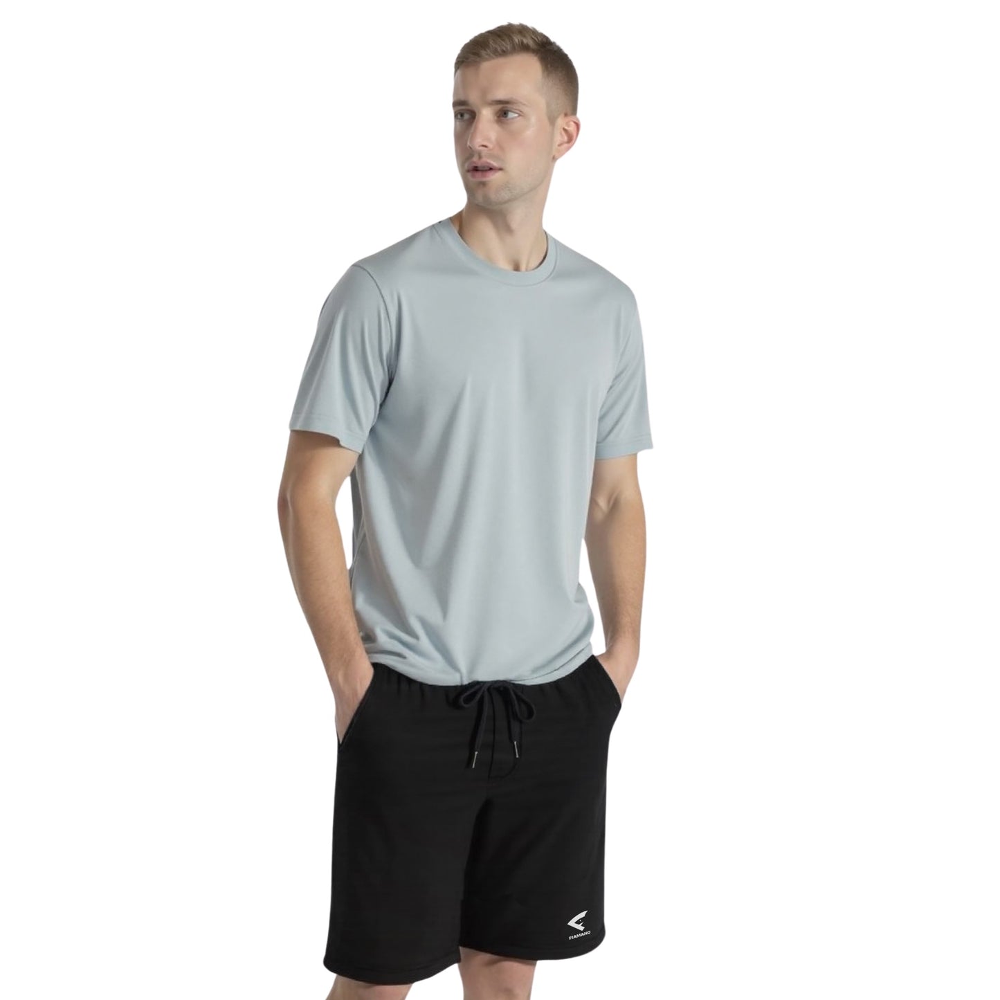 Men's Black Leisure Shorts