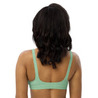 green padded bikini top