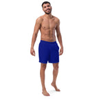 blue swim trunks