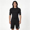 men's black leisure shorts