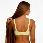 yellow padded bikini top