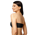 black bandeau bikini top