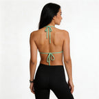 green string bikini top