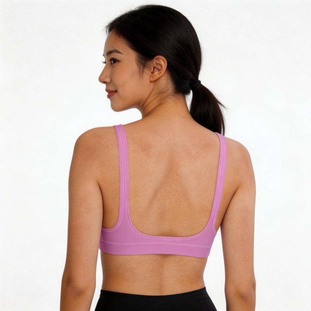pink padded bikini top