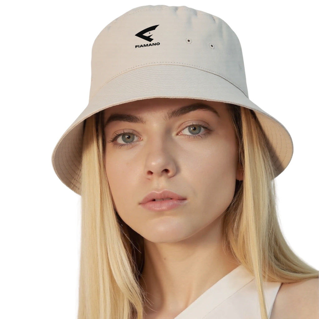 unisex sand color bucket hat