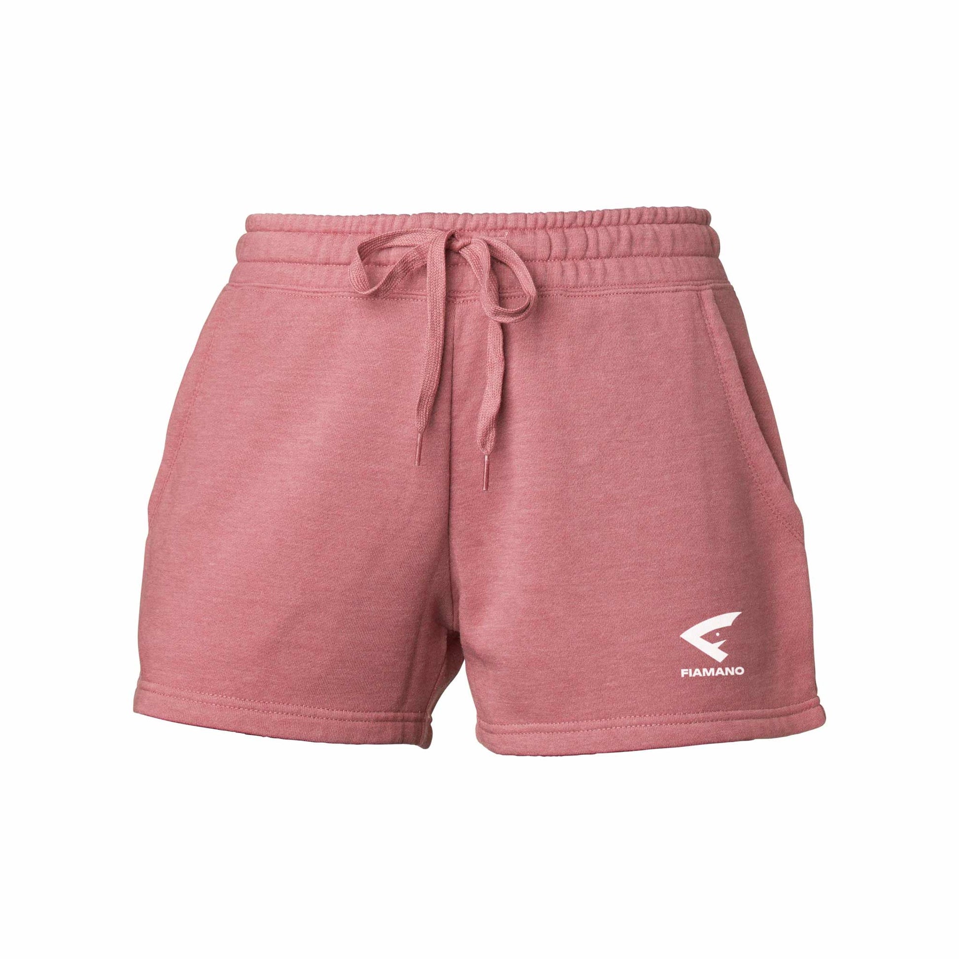 Women's Pink Shorts with White FIAMANO Name & Logo