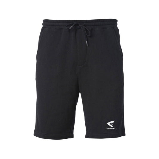 Men's Black Shorts with White FIAMANO Name & Logo