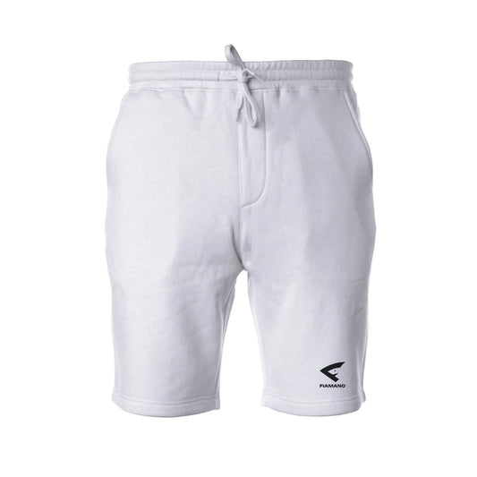 Men's White Shorts with Black FIAMANO Name & Logo