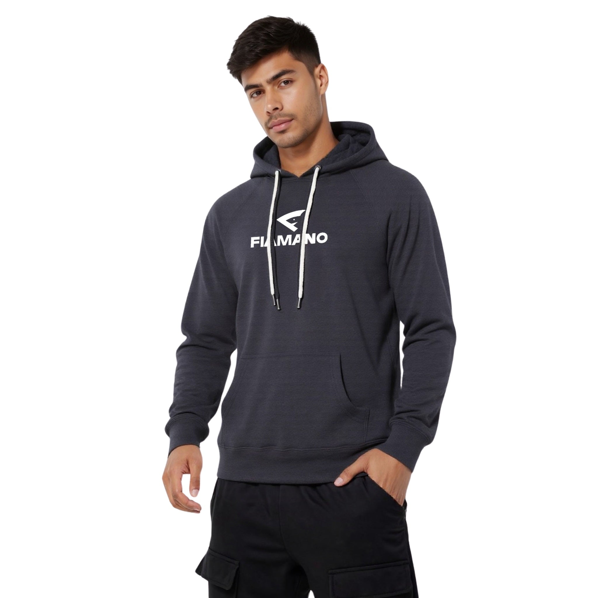 men's black lightweight hoodie