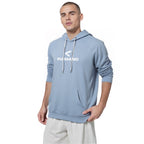 men's blue lightweight hoodie
