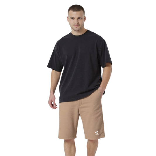 Men's Sand Color Leisure Shorts
