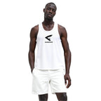men's white tank