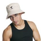 unisex sand color bucket hat