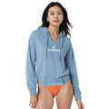 women's blue lightweight hoodie