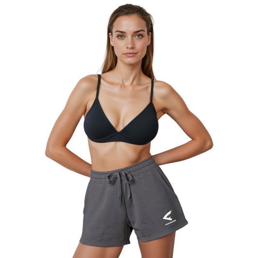Women's Dark Grey Leisure Shorts