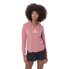 women's pink lightweight hoodie